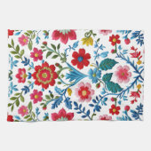 Brighen Your Kitchen - Niedliche Blüte Geschirrtuch (Horizontal)