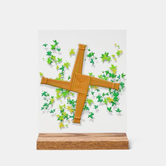 Brighid Cross Acrylschild (Vorderseite)