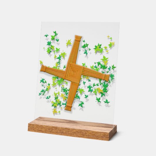 Brighid Cross Acrylschild (Winkel)