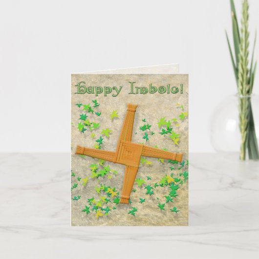 Brighid Cross Karte (Vorderseite)