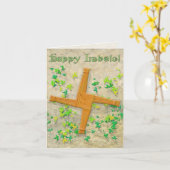 Brighid Cross Karte (Gelbe Blume)