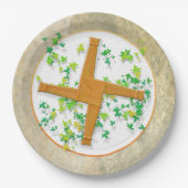 Brighid Cross Pappteller (Vorderseite)