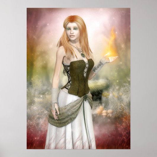 Brighid Poster/Canvas Print Poster (Vorne)