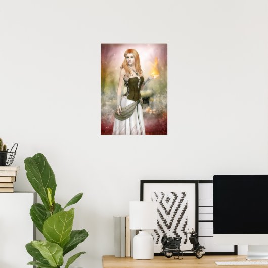 Brighid Poster/Canvas Print Poster (Heimbüro)