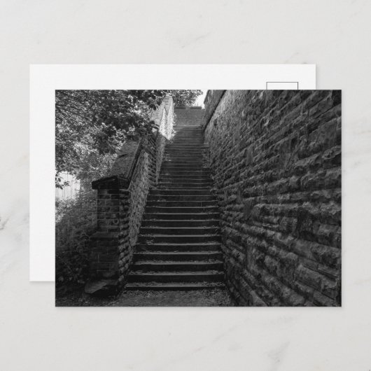 Brighouse Steps - West Yorkshire Postkarte (Vorne/Hinten)