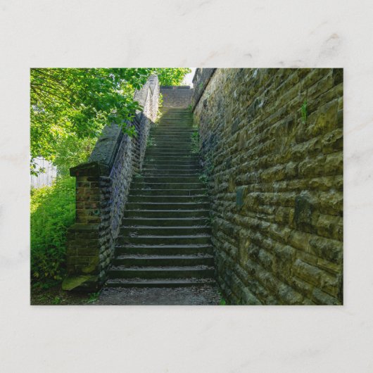 Brighouse Steps - West Yorkshire Postkarte (Vorderseite)