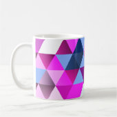 Bright Abscract Geometric Pattern Kaffeetasse (Links)