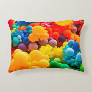 Bright abstract background of jumble of rainbow co dekokissen