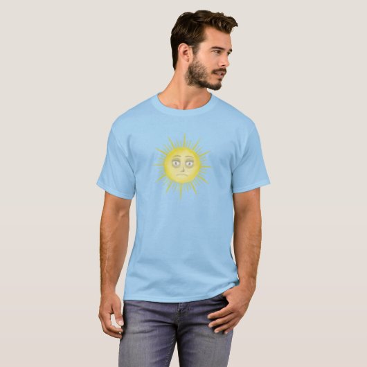 Bright Abstract Sun Art T-Shirt (Vorne ganz)