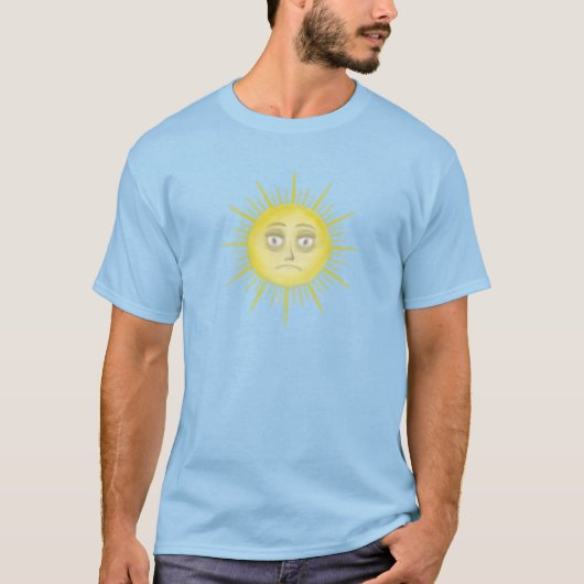 Bright Abstract Sun Art T-Shirt (Vorderseite)