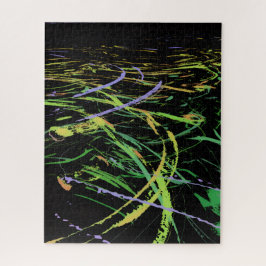 Bright Abstract Waves Puzzle