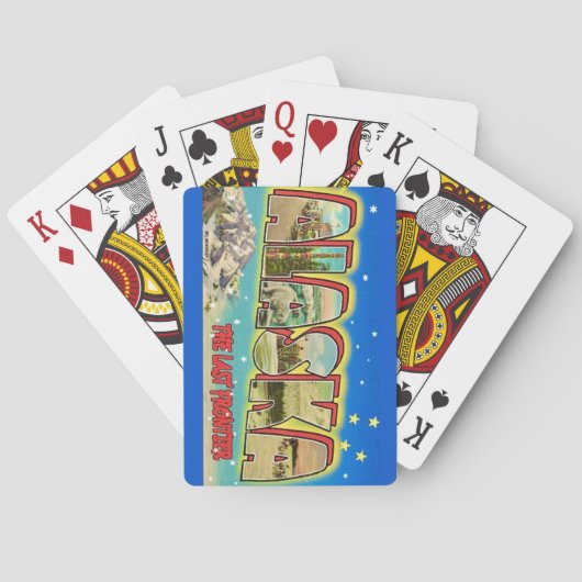 Bright Alaska Vintage Playing Cards Spielkarten (Rückseite)