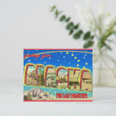 Bright Alaska Vintage Postcard  Postkarte (Stehend Vorderseite)