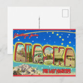 Bright Alaska Vintage Postcard  Postkarte (Vorne/Hinten)
