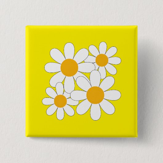 Bright and Bold Daisy Button (Vorderseite)