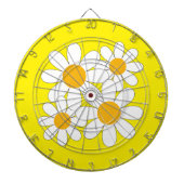 Bright and Bold Daisy Dartscheibe (vorne)