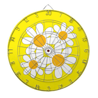 Bright and Bold Daisy Dartscheibe