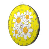 Bright and Bold Daisy Dartscheibe (Vorderseite rechts)
