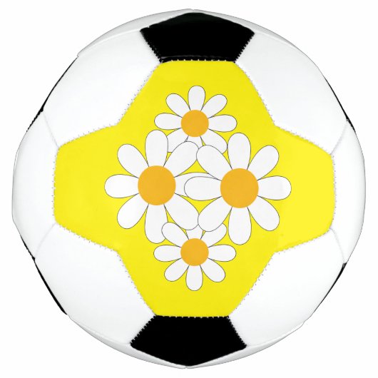 Bright and Bold Daisy Fußball (Vorderseite)