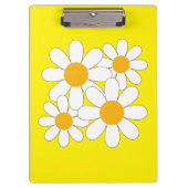Bright and Bold Daisy Klemmbrett (Vorderseite)