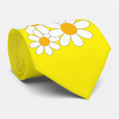 Bright and Bold Daisy Krawatte (Gerollt)