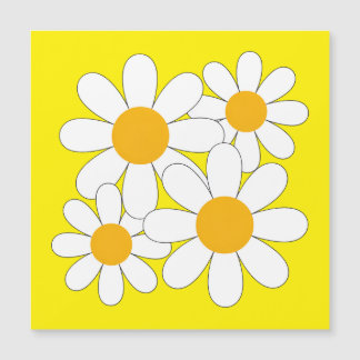 Bright and Bold Daisy Magnetkarte