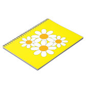 Bright and Bold Daisy Notizblock (Linke Seite)