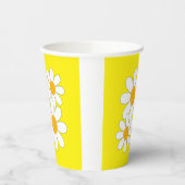 Bright and Bold Daisy Pappbecher (Links)