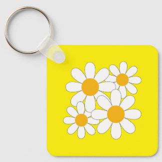 Bright and Bold Daisy Schlüsselanhänger