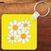 Bright and Bold Daisy Schlüsselanhänger (Rückseite)