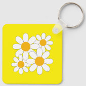 Bright and Bold Daisy Schlüsselanhänger (Rückseite)