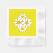 Bright and Bold Daisy Serviette (Vorderseite)