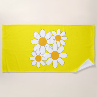 Bright and Bold Daisy Strandtuch