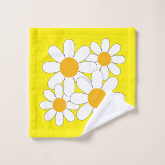 Bright and Bold Daisy Waschlappen
