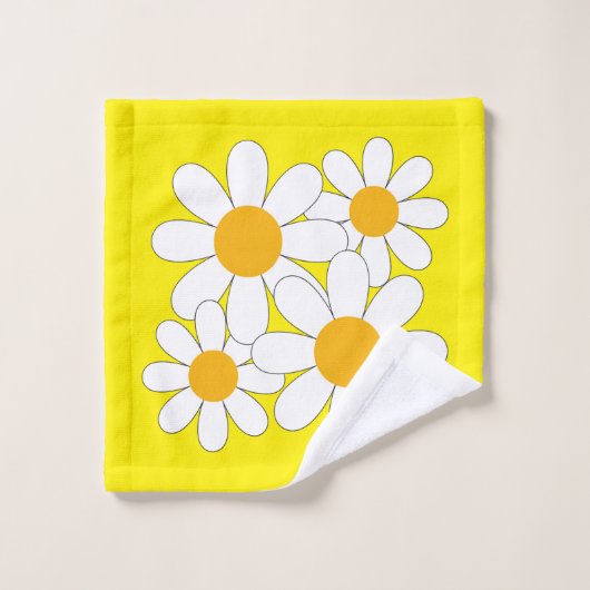 Bright and Bold Daisy Waschlappen (Waschlappen)