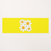 Bright and Bold Daisy Yogamatte (Vorderseite (Horizontal))