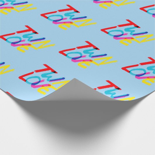 Bright and Bold Twin Themed Geschenkpapier (Ecke)