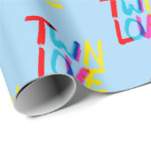 Bright and Bold Twin Themed  Geschenkpapier (Rolleneckpunkt)