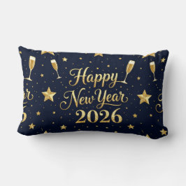 Bright and Cheerful Holiday Vibes Throw -New Year Lendenkissen