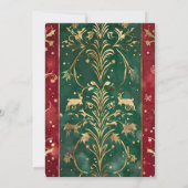 Bright and Colorful Christmas Party Invitation Einladung (Rückseite)