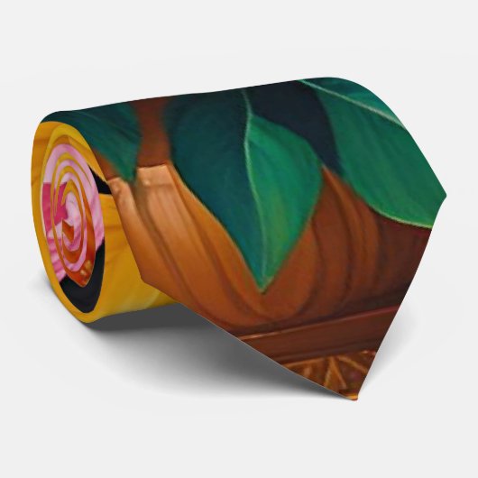 Bright and colorful roses krawatte (Gerollt)