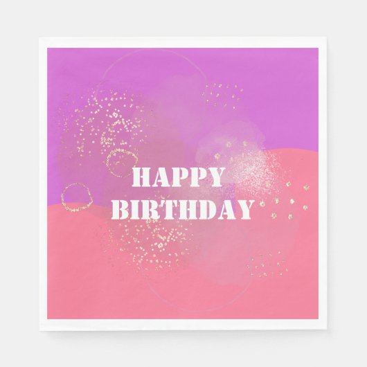 bright and gradient romantic pink background serviette (Vorderseite)