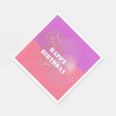 bright and gradient romantic pink background serviette (Ecke)