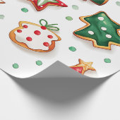 Bright and Joyful Holiday Cookies Geschenkpapier (Ecke)