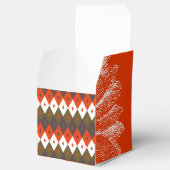 Bright and Vivid Rhombus Pattern Throw Pillow Geschenkschachtel (Geöffnet)