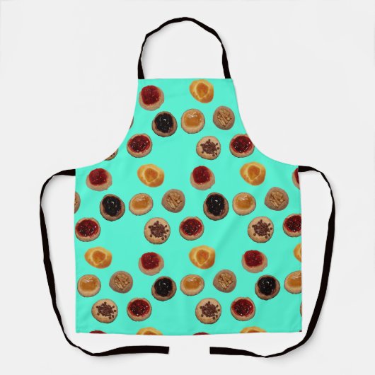Bright Aqua-Mint Kolache Schürze (Vorderseite)