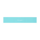 Bright Aqua Wedding Einladung Bly Band (Flach)