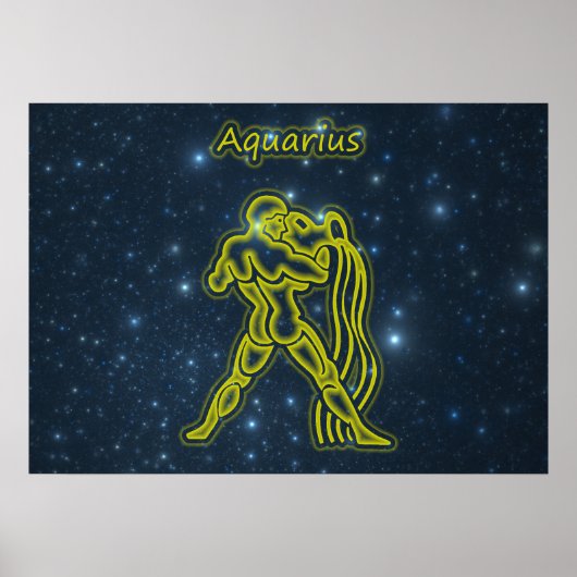 Bright Aquarius Poster (Vorne)