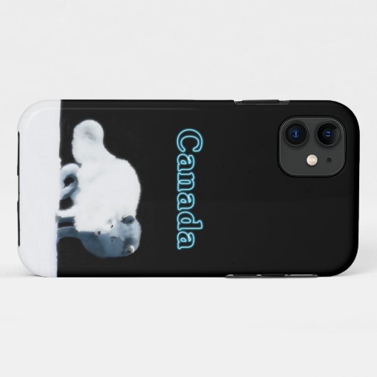 Bright Arctic Fox Case-Mate iPhone Hülle (Rückseite (Horizontal))