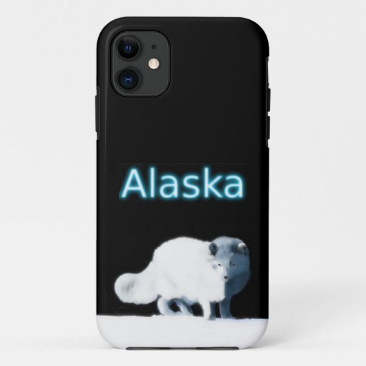 Bright Arctic Fox Case-Mate iPhone Hülle (Rückseite)